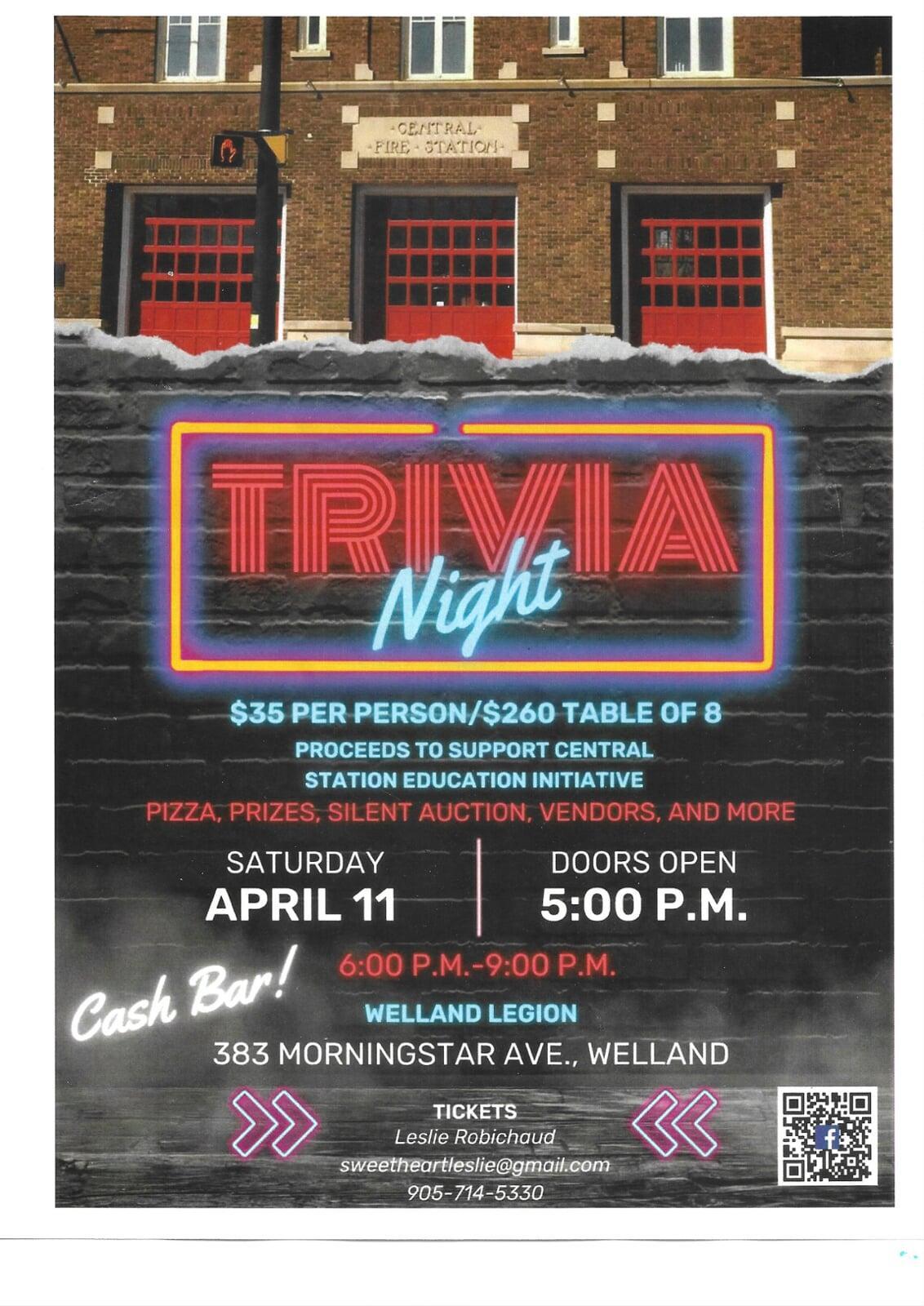 trivia night poster